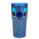 Caneca De Viagem Silver Buffalo Lilo And Stitch 600 Ml Em Aço Inoxidável