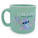 Caneca Camper Silver Buffalo Lilo And Stitch Ohana 600ml