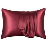Kit 2 Fronha De Cetim Seda Capa Travesseiro Cama Antifrizz