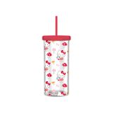 Copo Frio Silver Buffalo Sanrio Hello Kitty 600 Ml Com Tampa