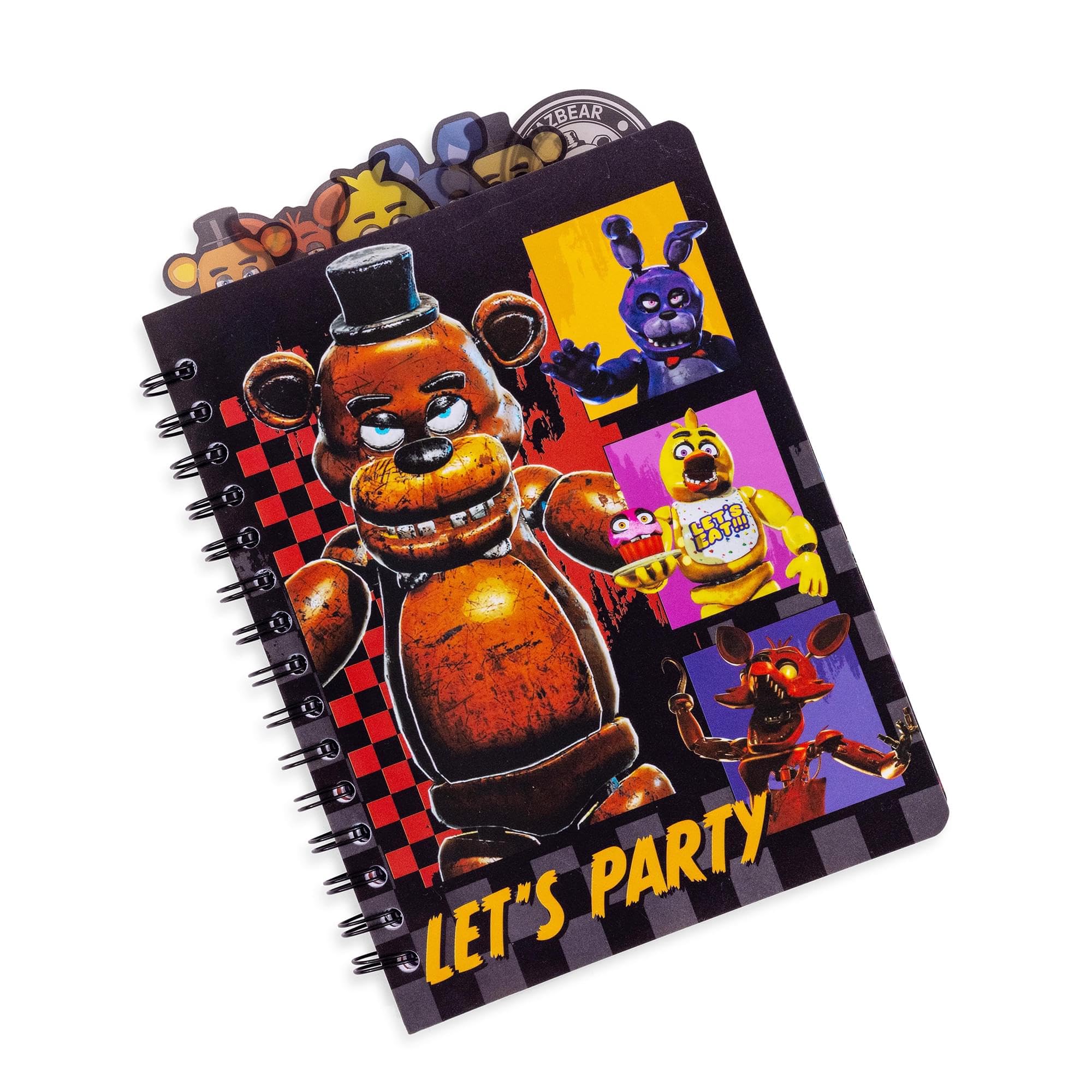 Caderno Espiral Silver Buffalo Five Nights At Freddy's