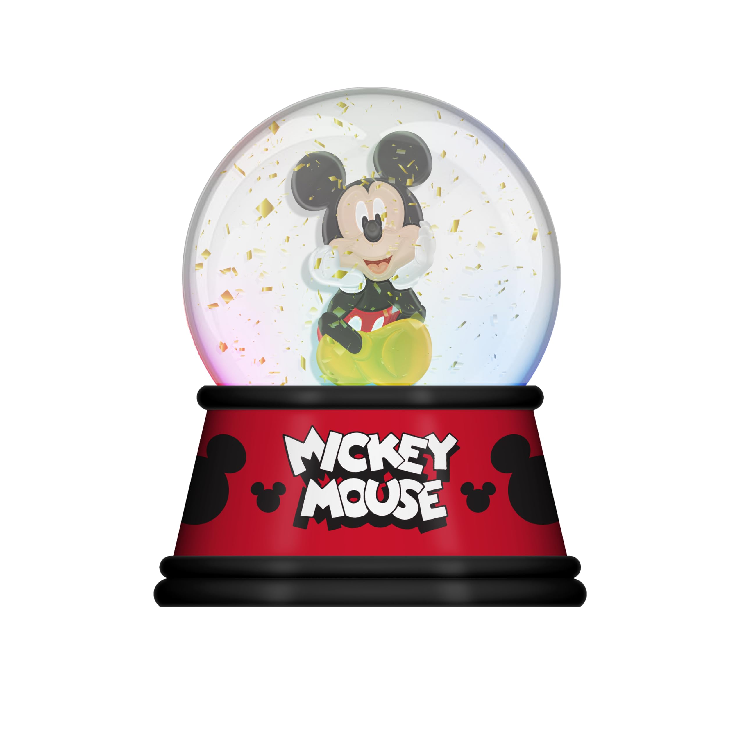 Globo De Neve Disney Mickey Mouse Light Up 100m Silver Buffalo