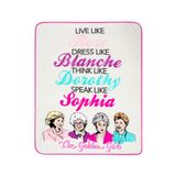 Manta De Micropelúcia Silver Buffalo The Golden Girls