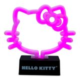 Lâmpada Led De Néon Prateada Buffalo Sanrio Hello Kitty Decor De Quarto