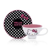 Conjunto De Xícaras De Chá E Pires Sanrio Hello Kitty Ceramic 350ml