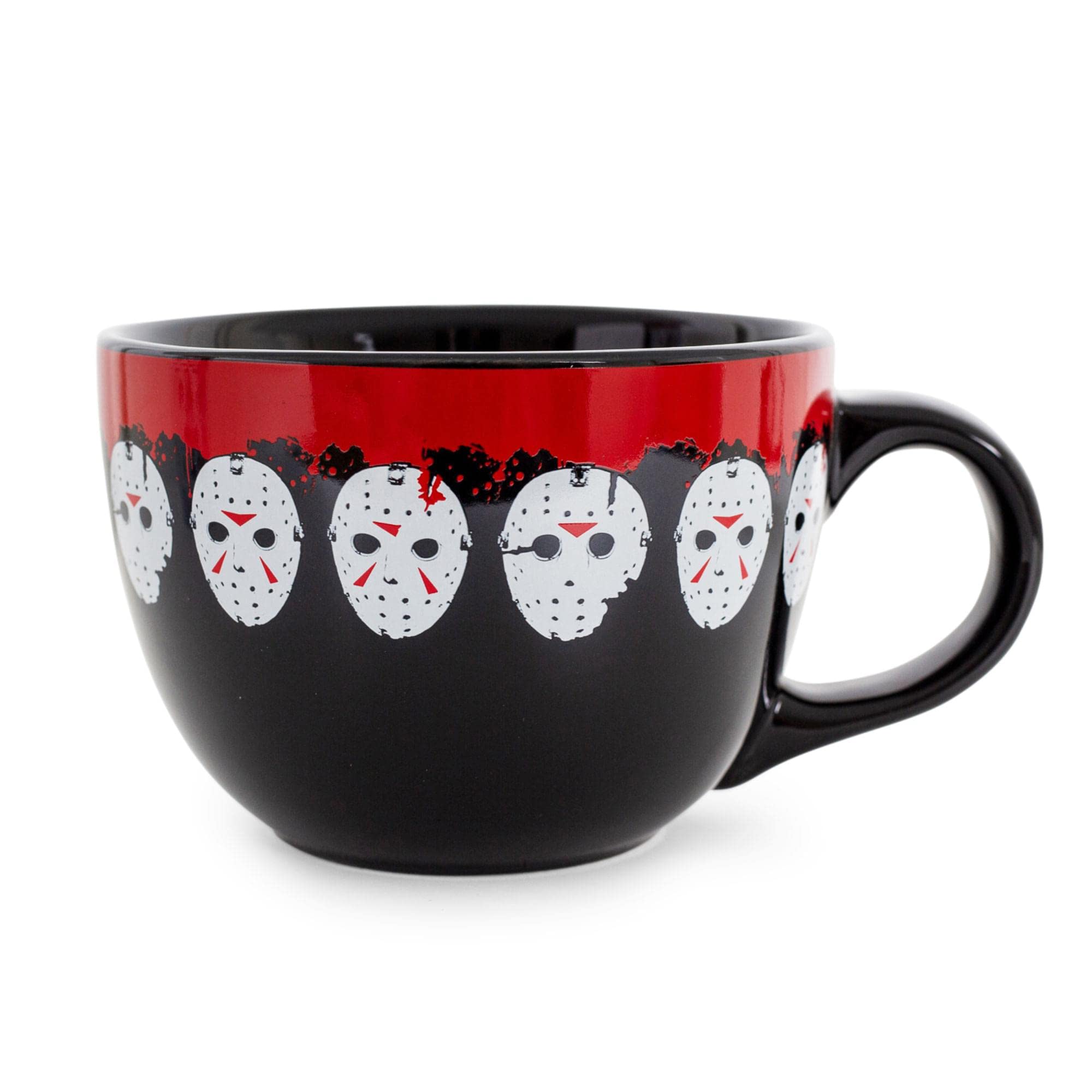 Caneca De Sopa Silver Buffalo Friday The 13th Jason Mask 700ml