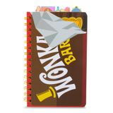 Caderno Silver Buffalo Willy Wonka Bar Com 75 Folhas De 5 X 8 Polegadas