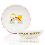 Taça De Jantar Sanrio Hello Kitty Rainbow 23cm Em Cerâmica