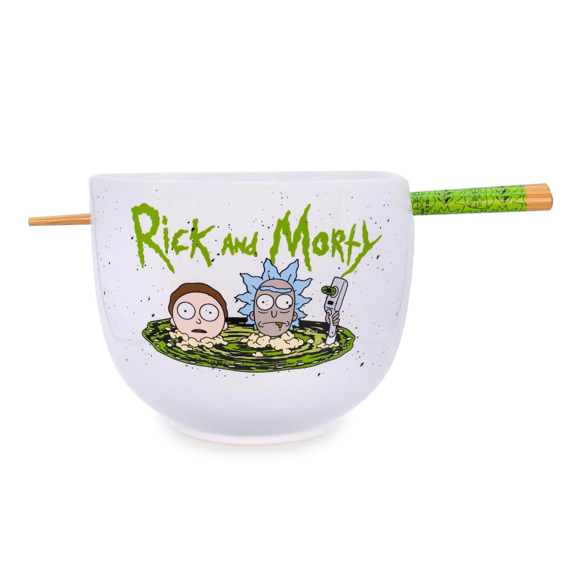 Conjunto De Louças Silver Buffalo Rick And Morty Portal Japan