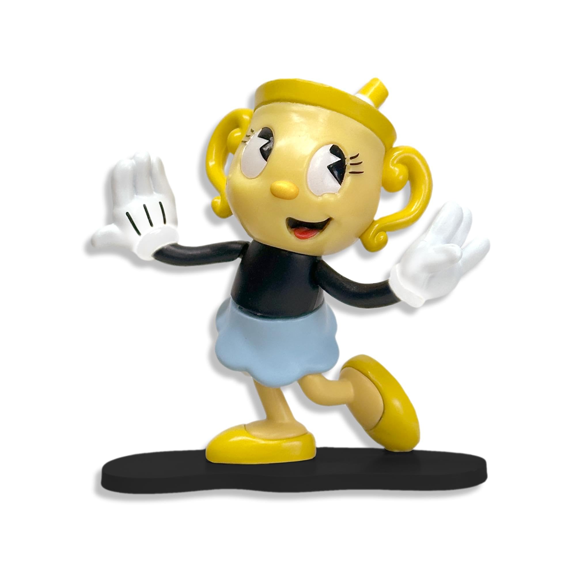 Mini Boneco Toynk Cuphead Ms. Chalice Create-a-figure 8cm