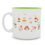 Caneca Camper Silver Buffalo Sanrio Hello Kitty Mushroom Crew