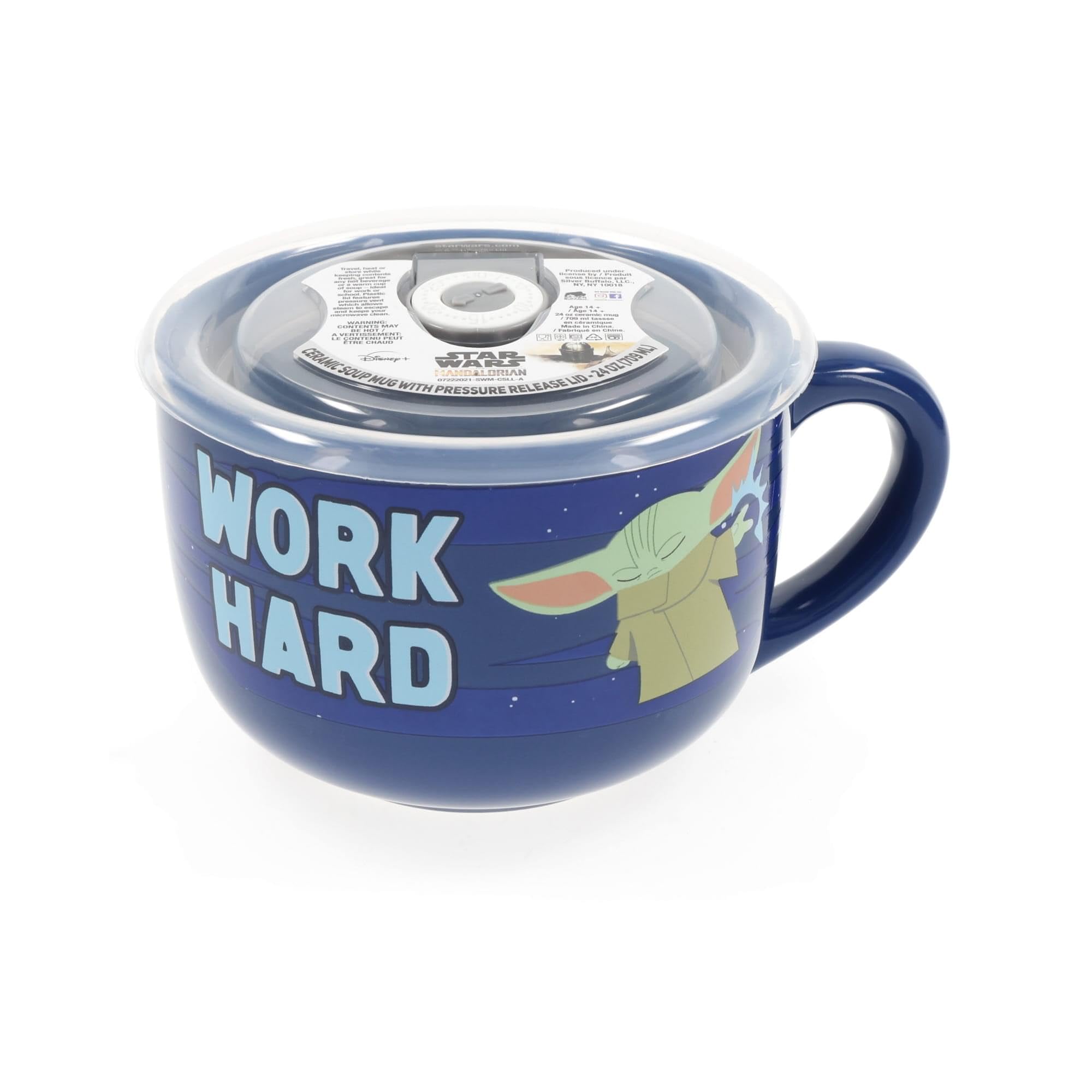 Caneca De Sopa Silver Buffalo Star Wars The Mandalorian 700ml