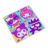 Conjunto De Porta-copos De Vidro Sanrio Hello Kitty And Friends X4