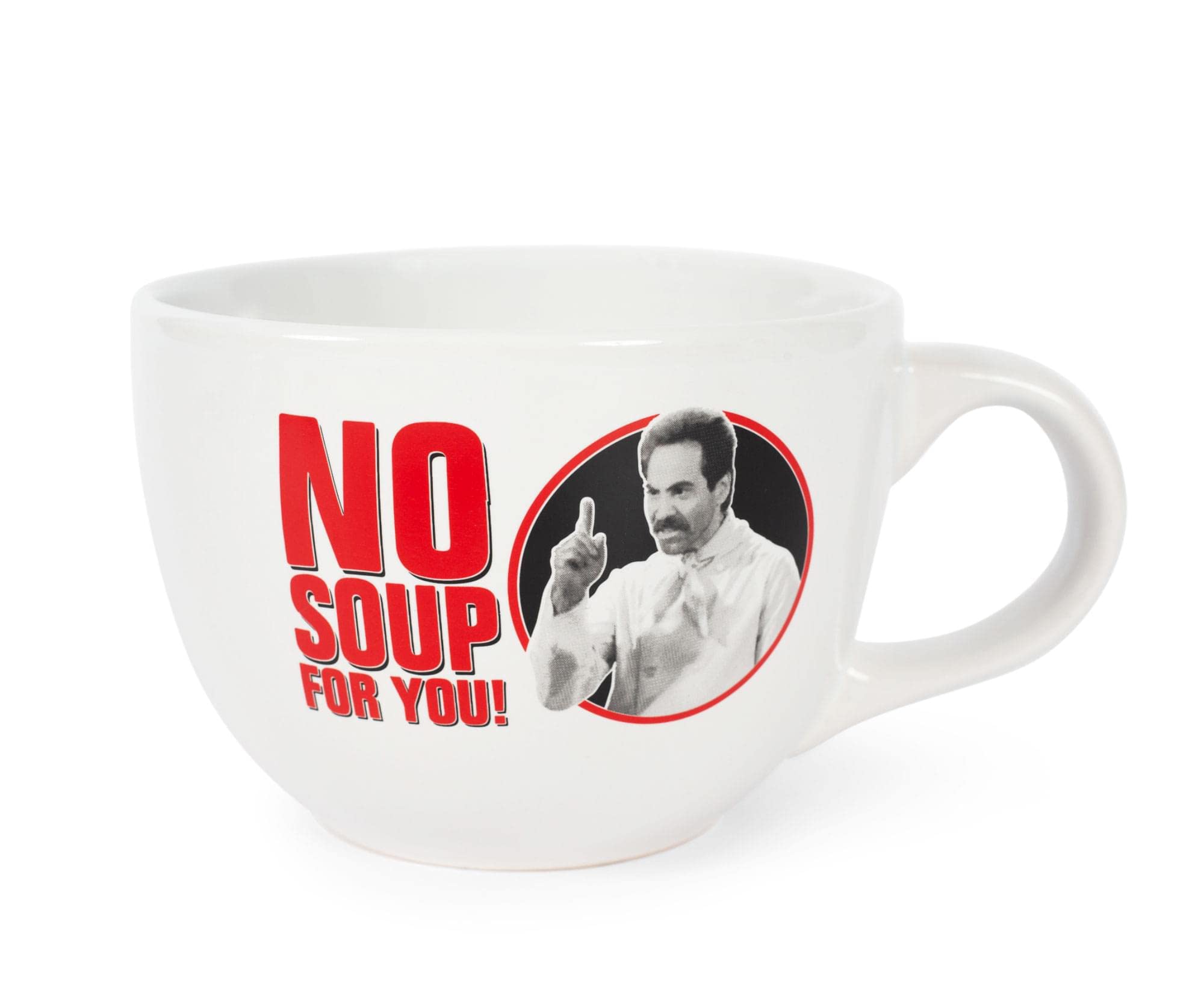 Caneca De Sopa De Cerâmica Silver Buffalo Seinfeld No Soup For You 700ml