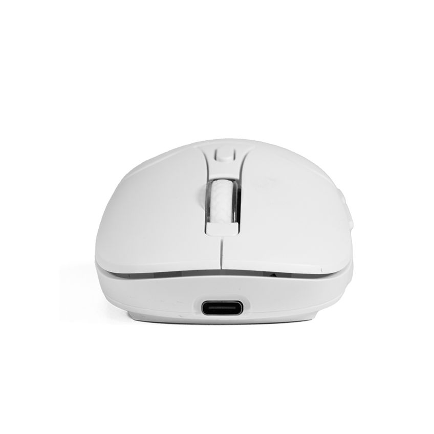 Mouse Sem Fio Recarregável Dual Mode C3tech M-bt60wh - Branco - imagem 3