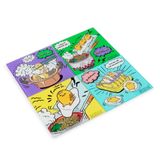 Conjunto De Porta-copos De Vidro Sanrio Gudetama Lazy Egg 4 Peças