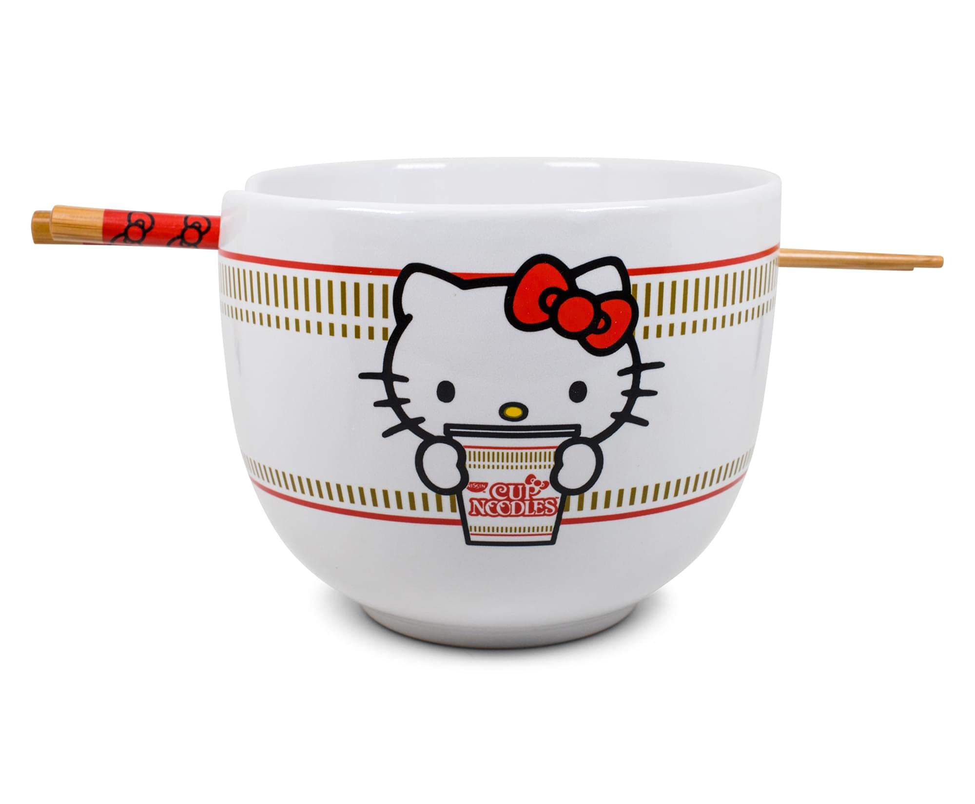 Conjunto De Louças Silver Buffalo Hello Kitty Cup Noodles