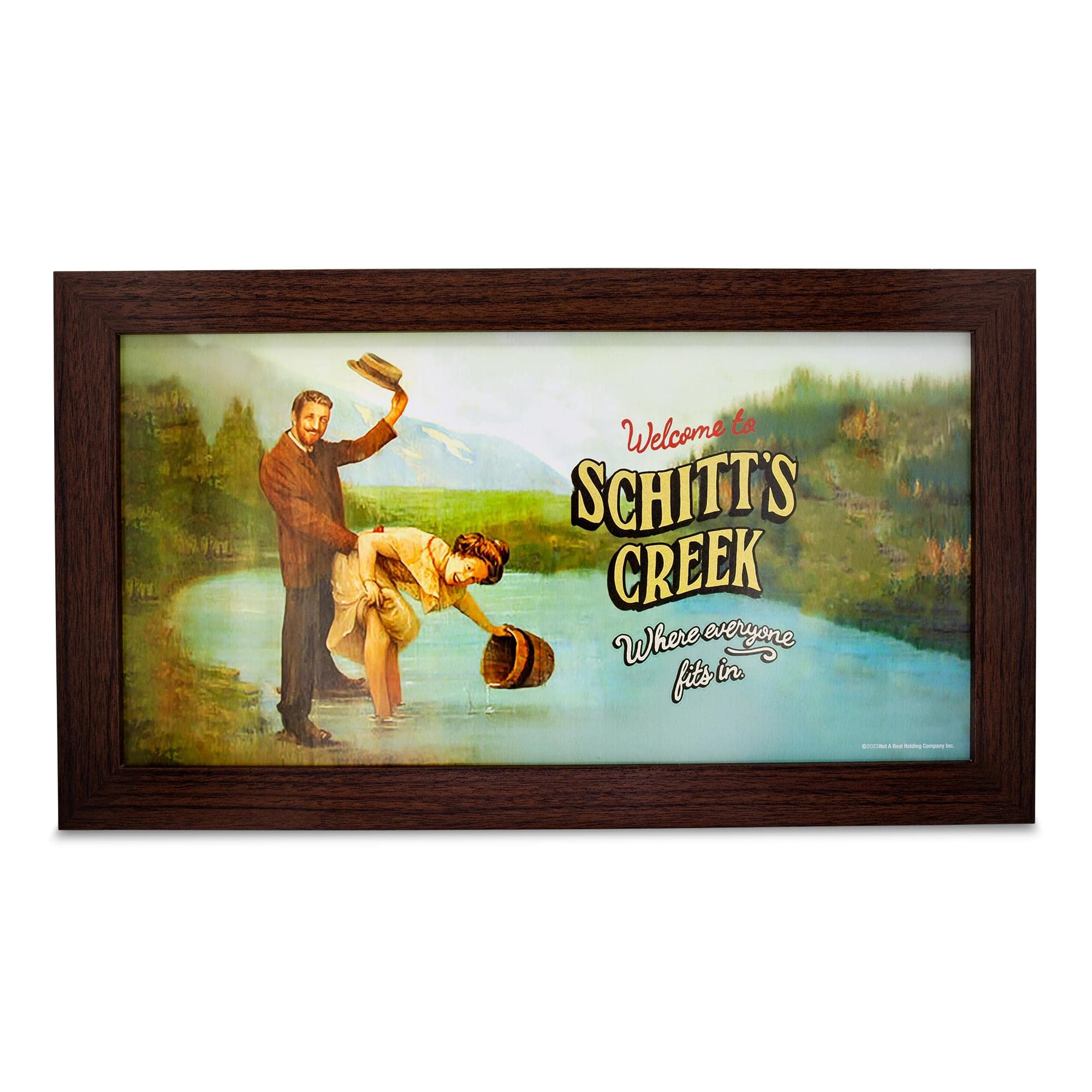 Arte De Parede Silver Buffalo Schitt's Creek Welcome Sign Replica