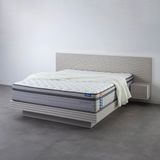 Colchão Queen Cabecasa Madeiramadeira Molas Ensacadas Luna Comfort 158x198x32 Cinza/branco