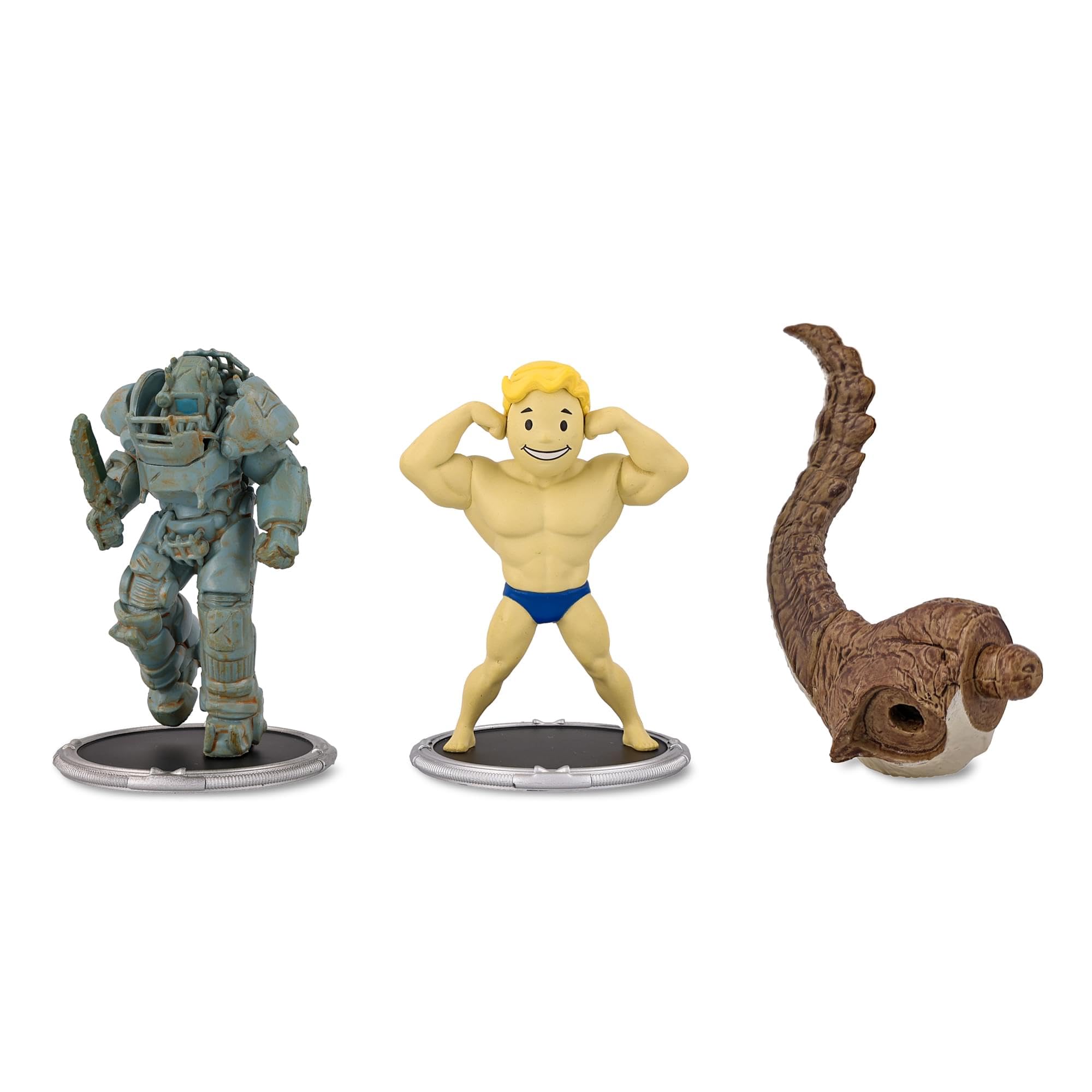 Conjunto De Minibonecos Toynk Fallout Raider E Vault Boy, Pacote Com 2 Polegadas