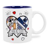 Caneca De Café Silver Buffalo Exclusive Star Wars R2-d2 Bb-8
