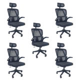 Cadeira De Escritório Presidente Executiva Oficial Legacy - Preto - 5