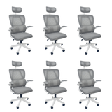 Cadeira De Escritório Presidente Executiva Oficial Legacy - Cinza - 6