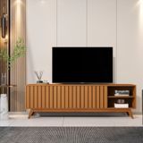 Bancada Sala De Estar Para Tv Até 70 Polegadas 140cm Nature