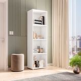 Estante Modular Para Livros 4 Nichos Calum Branco