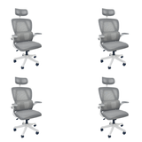 Cadeira De Escritório Presidente Executiva Oficial Legacy - Cinza - 4