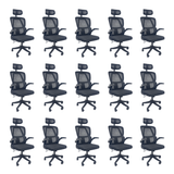 Cadeira De Escritório Presidente Executiva Oficial Legacy - Preto - 15
