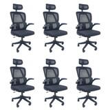 Cadeira De Escritório Presidente Executiva Oficial Legacy - Preto - 6