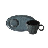 6 Xícaras Café 110ml Pires Oval Neo Night Sky Porto Brasil