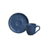 6 Xícaras De Café E Pires Stoneware Bio Boreal Porto Brasil