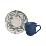 6 Xícaras De Café 120ml Stoneware Bio Elemento Porto Brasil
