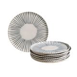 6 Pratos Rasos Stoneware Bio Elemento 27,5cm Porto Brasil