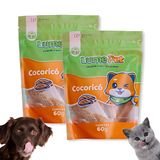 Kit 2 Petisco Natural Peito De Frango Cachorro E Gato 60g