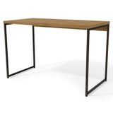 Mesa Escrivaninha Escritorio 118 Cm Li002 Freijo Preto Fosco Kpb