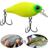 Isca Artificial Marine Mini Crank 100 Amarela 3.8cm 4g Meia Água Pequena Para Tilápia Black Bass