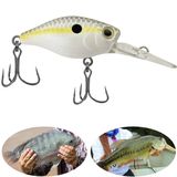 Isca Artificial Marine Mini Crank Deep 011 Lambari Pinta Preta 3.8cm 4,3g Barbeluda Para Tilápia