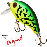 Isca Artificial Rebel Teeny Wake-r Fire Tiger Verde Amarela Laranja T91519 Para Tilápia Black Bass