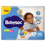 Fralda Descartável Babysec Ultrasec Hiper Xxg Com 48 Unidades