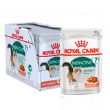 Kit 12un. Ração Úmida Royal Canin Sachê Gatos Adultos Instinctive +7 85g