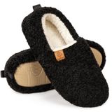 Chinelos Femininos Everfoams Soft Curly Full Memory Foam Pretos