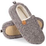 Chinelos Femininos Everfoams Soft Curly Memory Foam, Cinza 9-10us