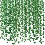 Vinhas De Plantas Artificiais Freyalife Fake Ivy Leaves, Pacote Com 36