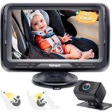 Câmera De Carro De Bebê Rohent Hd 1080p Monitor Infantil Voltado Para Trás
