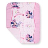 Cobertor Bebê Berço Minnie 70x90cm Crochê Minasrey Enxoval