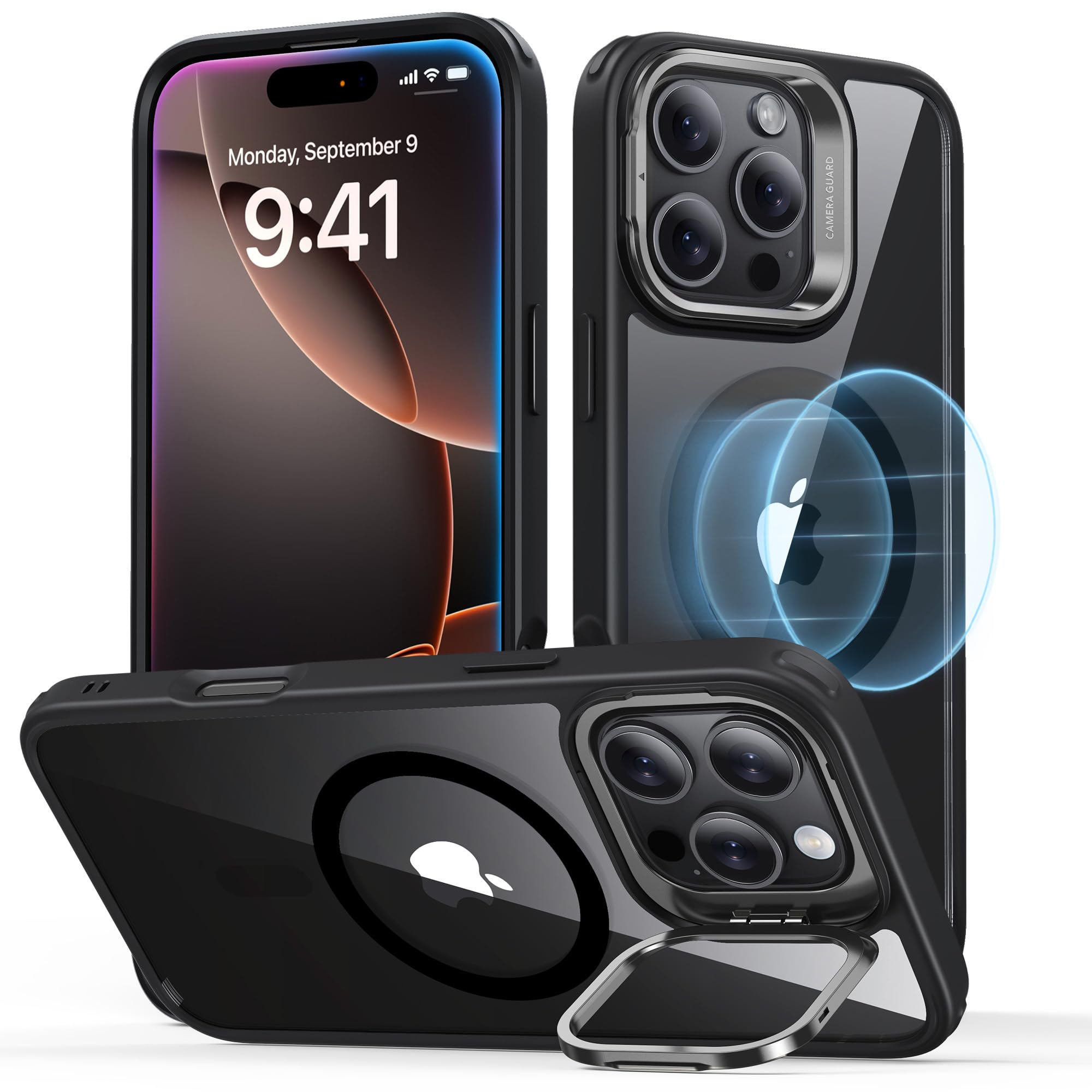 Capa De Telefone Esr Para Iphone 16 Pro Max Com Magsafe Clear Black