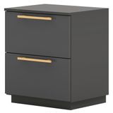 Mesa De Cabeceira 2 Gavetas 50 Cm Dub 50019 Alasca Vlr